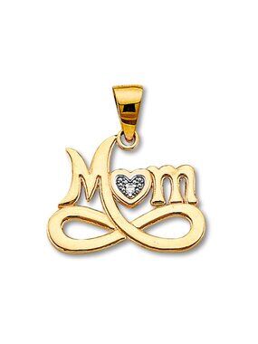 14K Gold Mom Pendant | Elegant Mothers Day Jewelry By Tehrani Jewelry